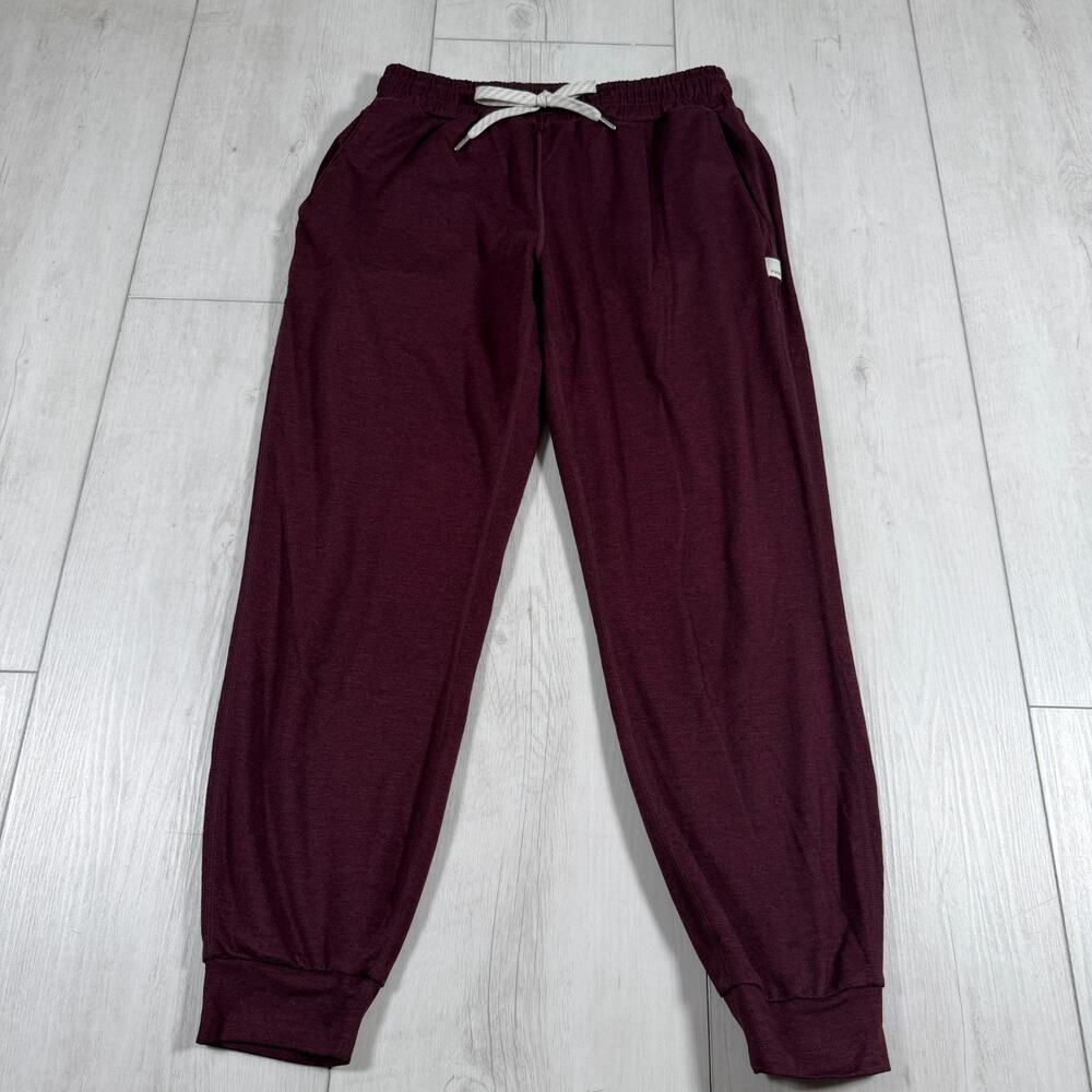 Vuori Jogger Pants Women's XS Burgundy VW303 Athleisure Soft Lounge (4008)